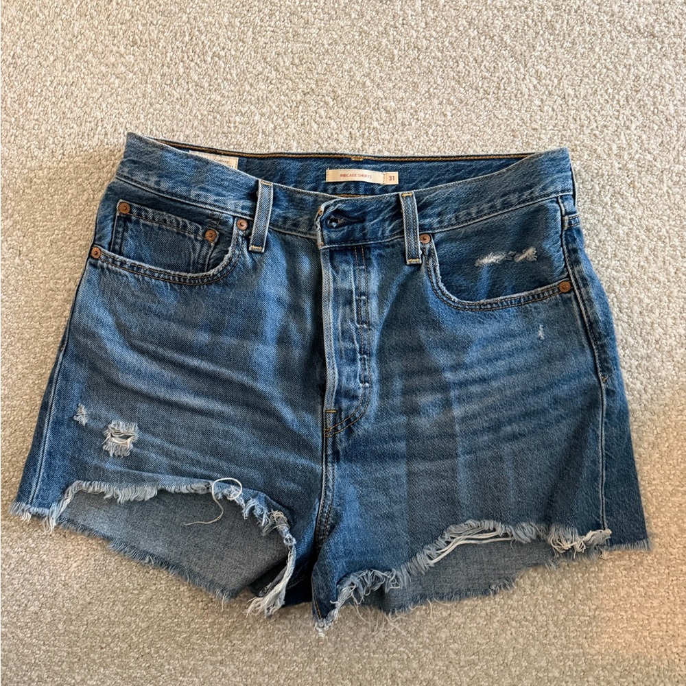 Levi's Denim Blue Women's Shorts